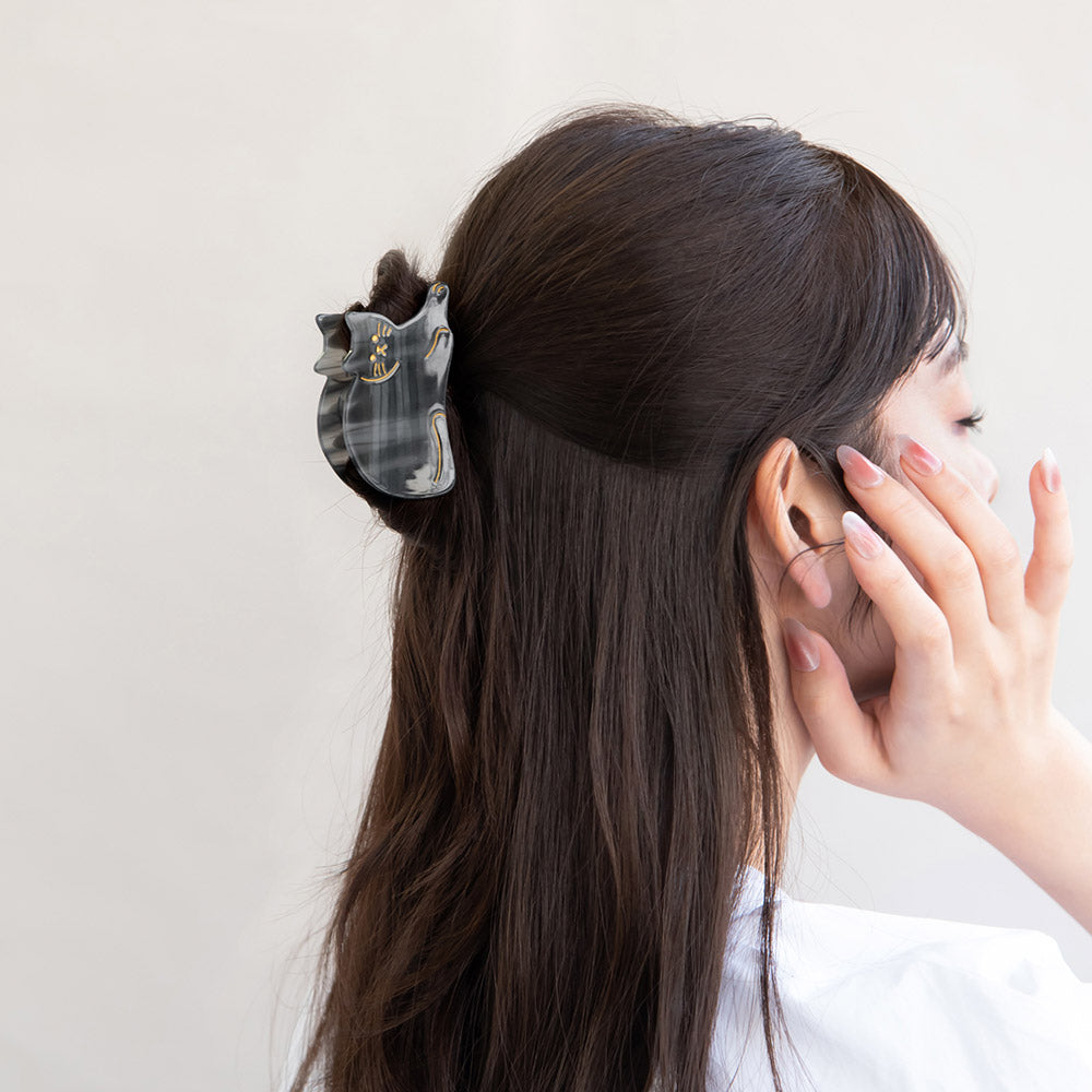 Wistful Cat Hair Claw Clip