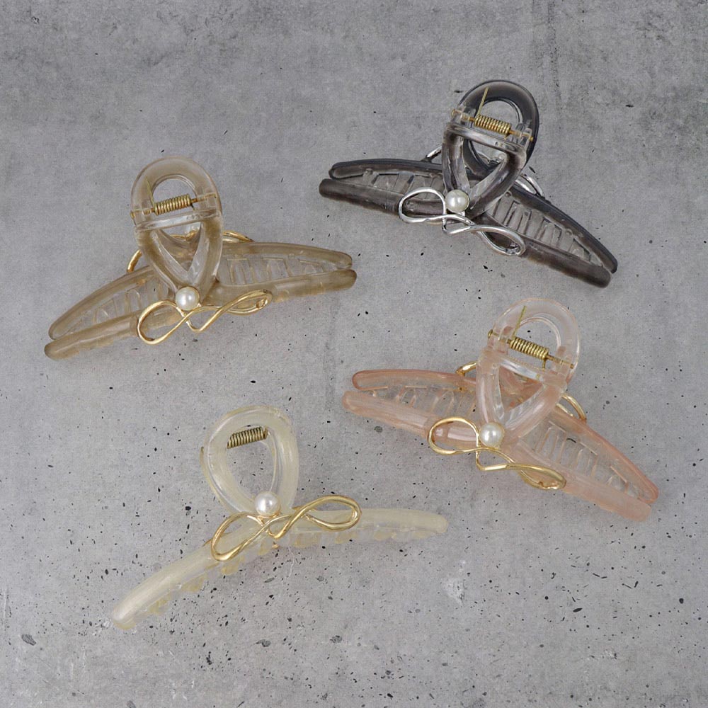 Marble Tone Loop Claw Clip