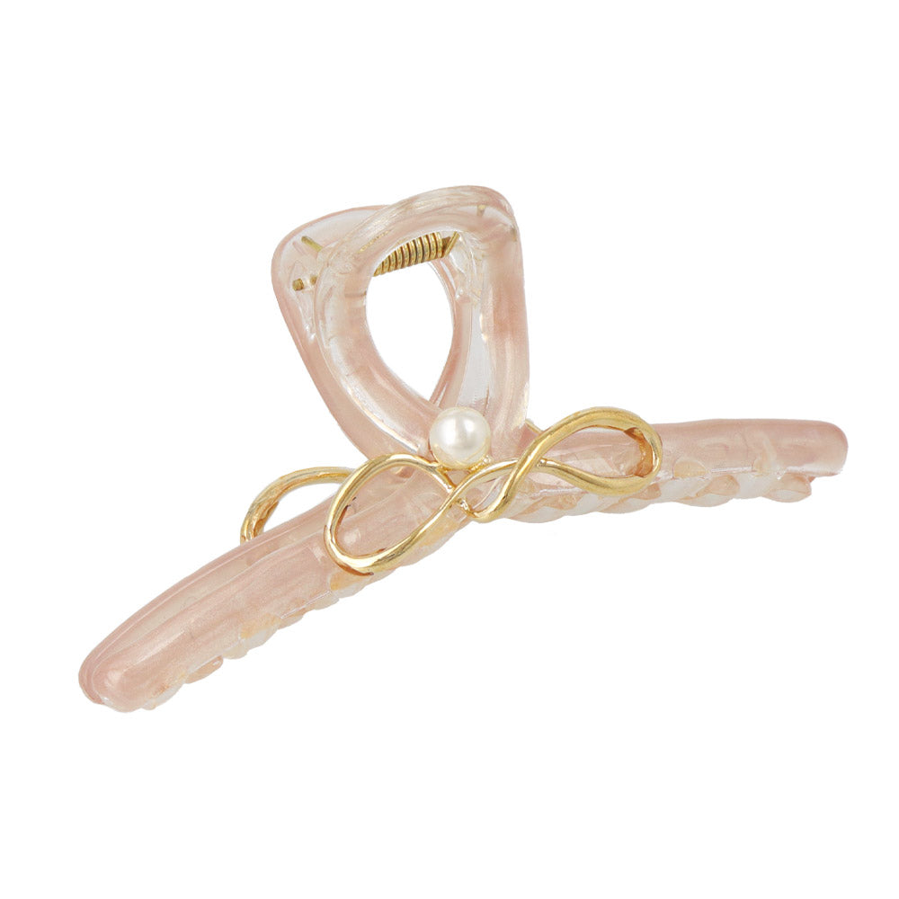 Marble Tone Loop Claw Clip