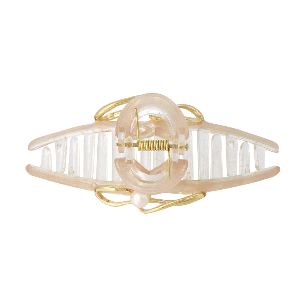 Marble Tone Loop Claw Clip