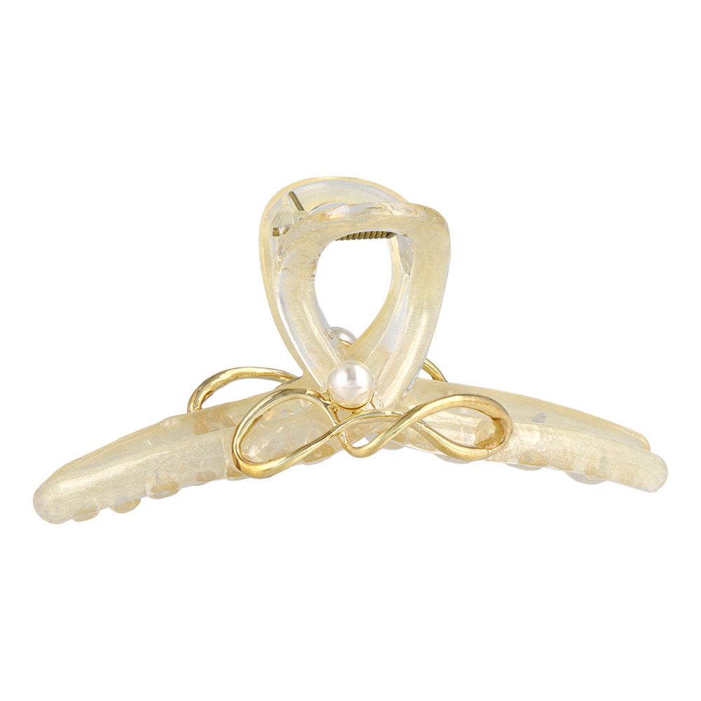 Marble Tone Loop Claw Clip