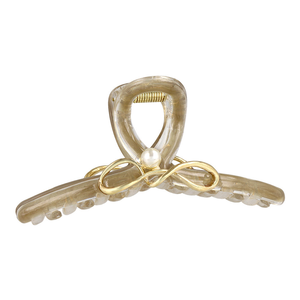 Marble Tone Loop Claw Clip