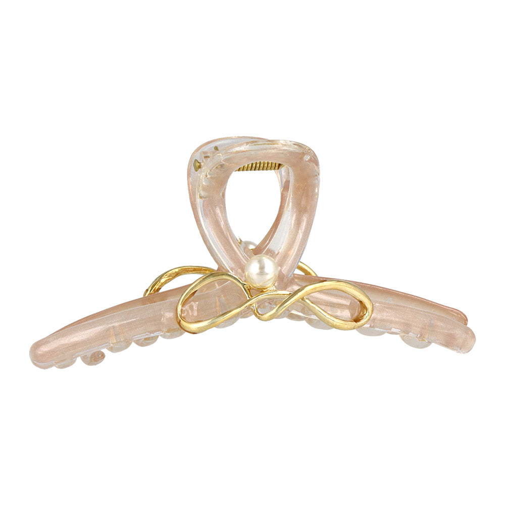 Marble Tone Loop Claw Clip