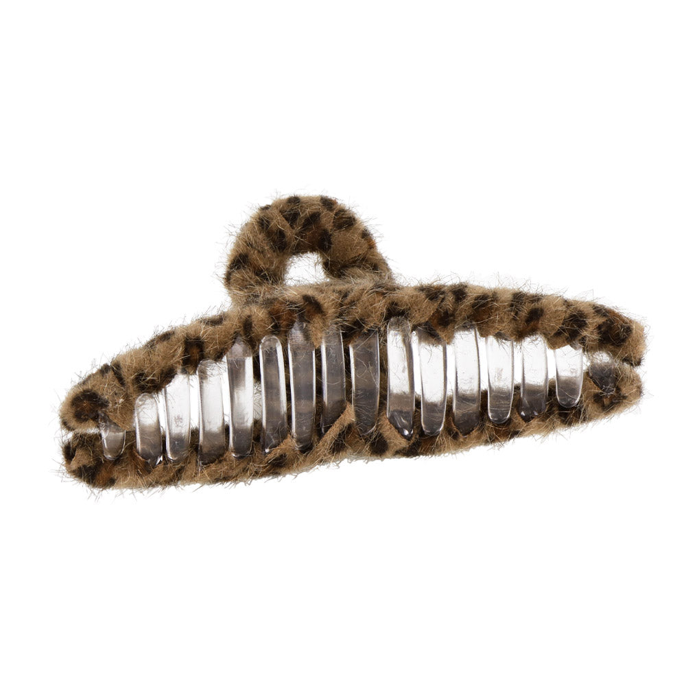 Furry Leopard Hair Claw