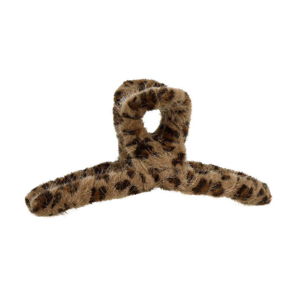 Furry Leopard Hair Claw