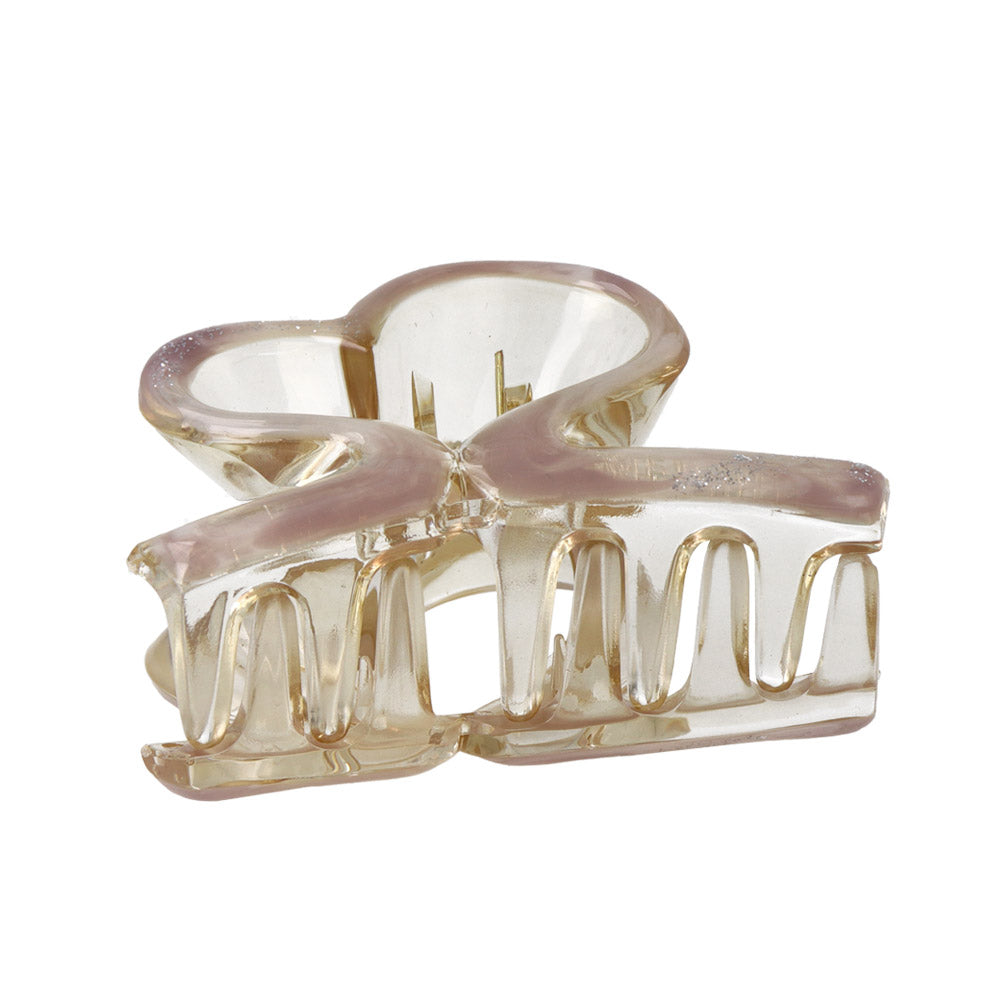 Sequin Open Heart Hair Claw
