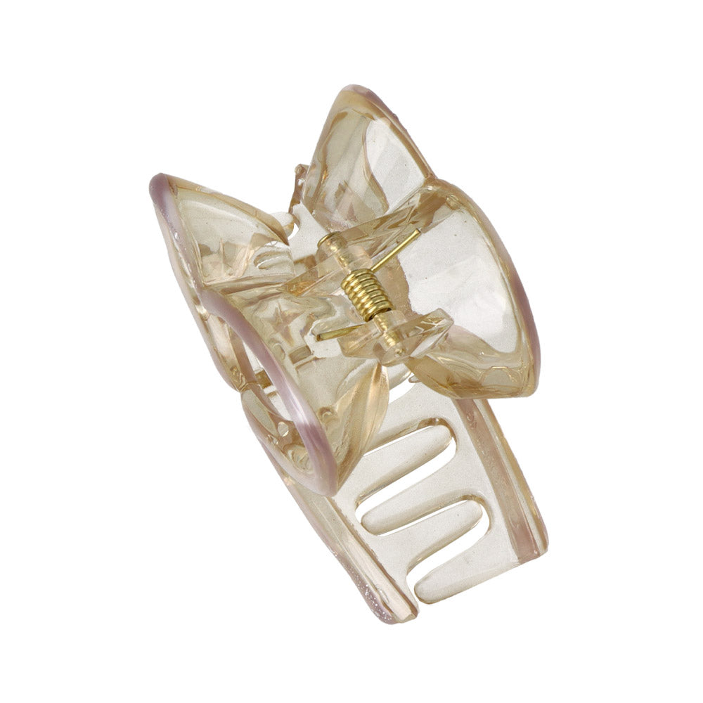 Sequin Open Heart Hair Claw