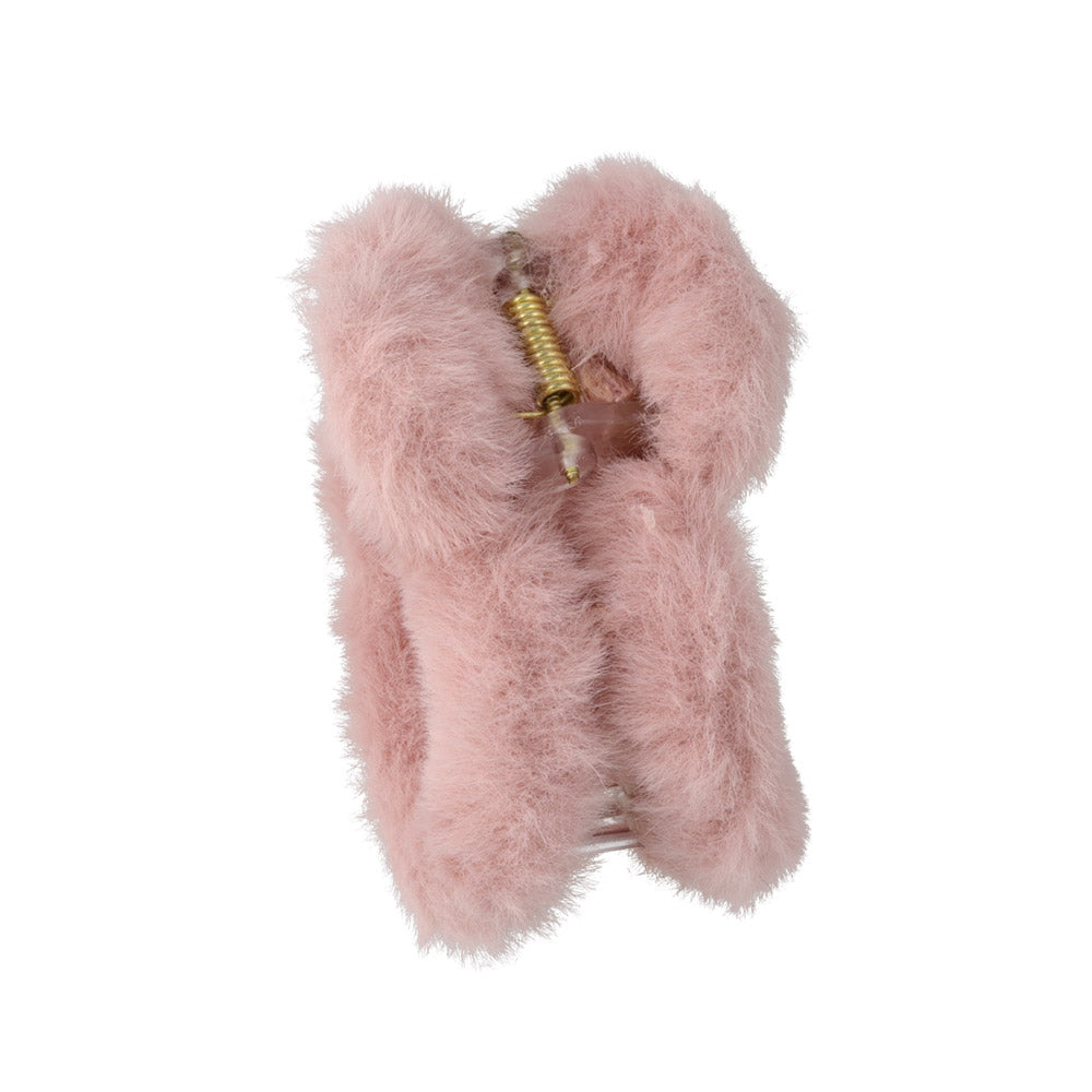 Fluffy Heart Hair Claw