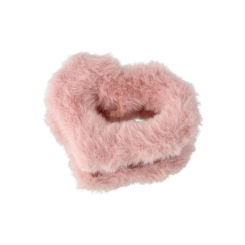 Fluffy Heart Hair Claw
