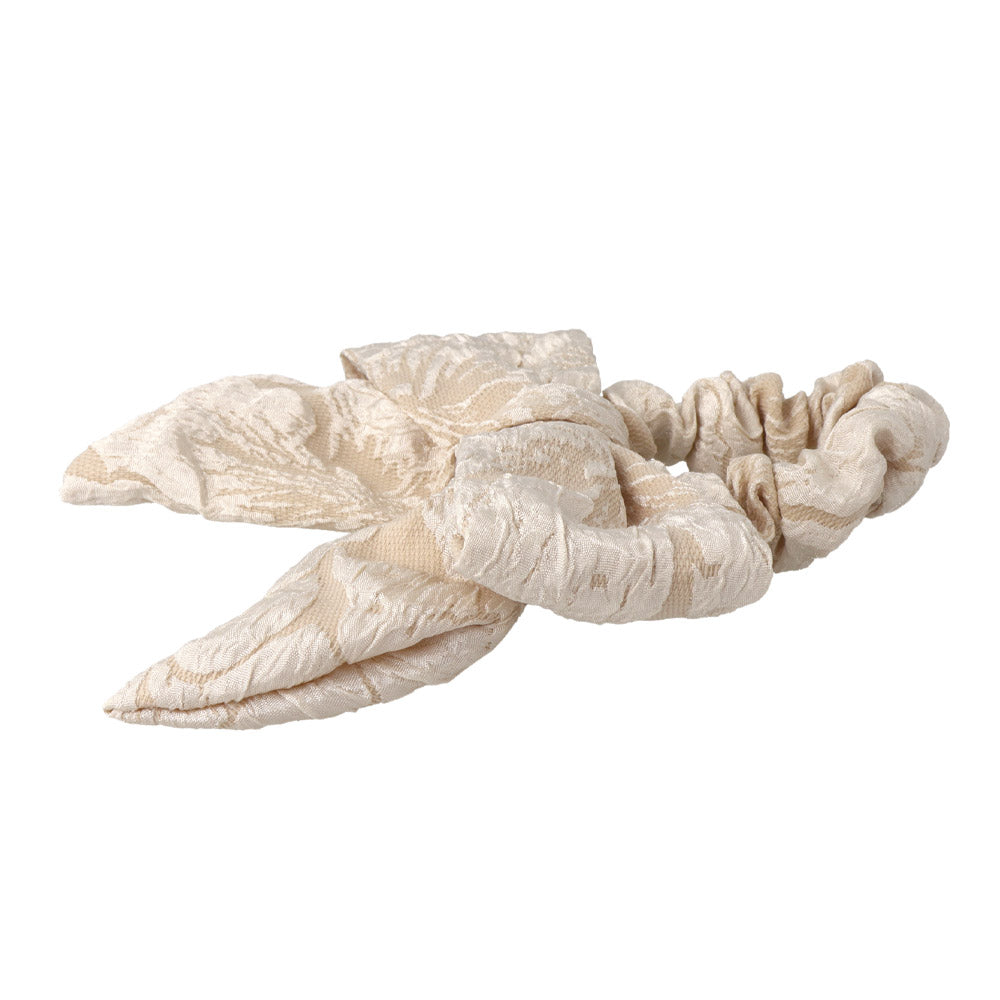 Big Floral Bow Scrunchie