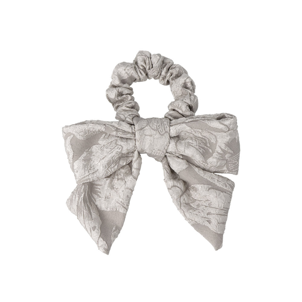 Big Floral Bow Scrunchie