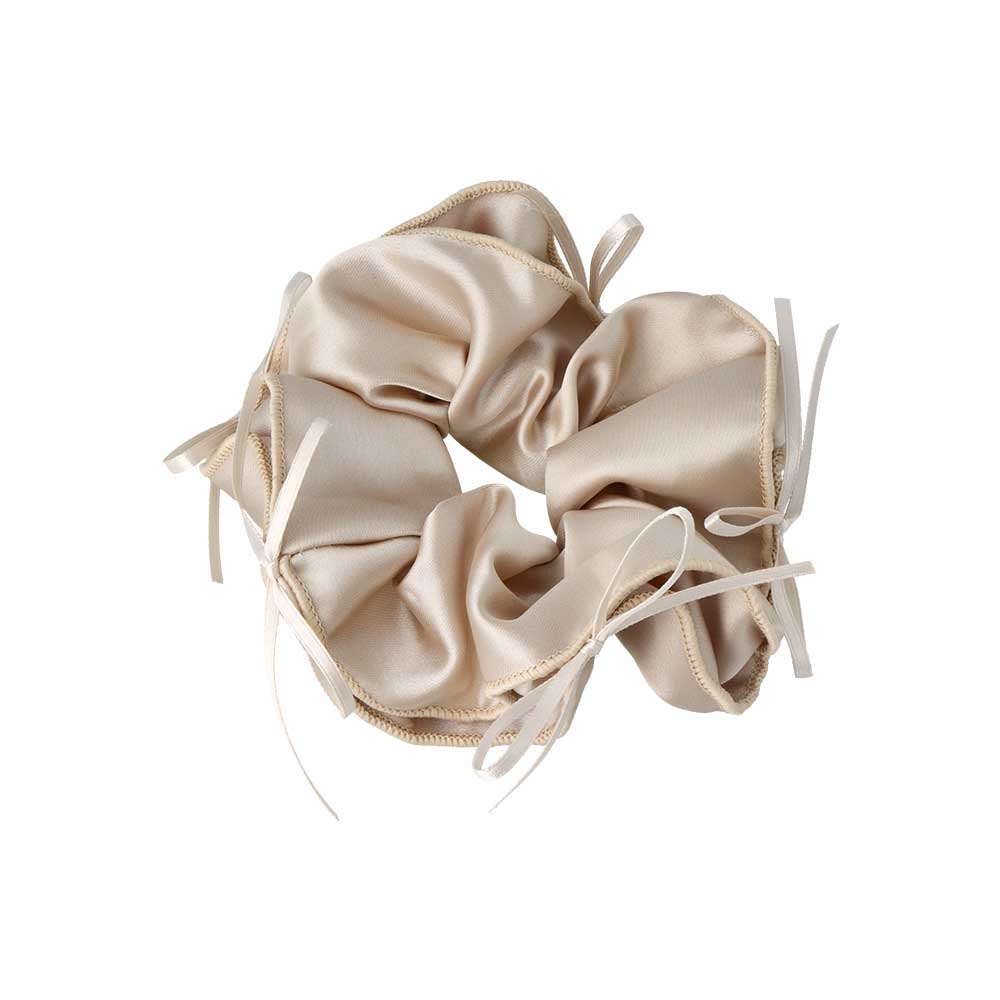 ヘアアクセサリー SSIL X MONOGRAM SCRUNCHIE BEIGE 816541_3G001_5872_003_100_0000
