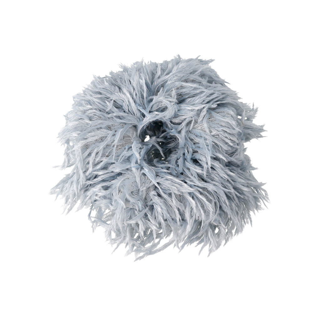 Faux Feather Large Scrunchie