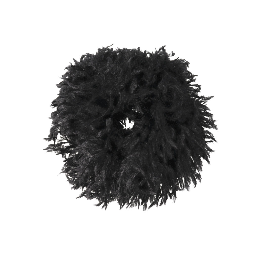 Faux Feather Large Scrunchie