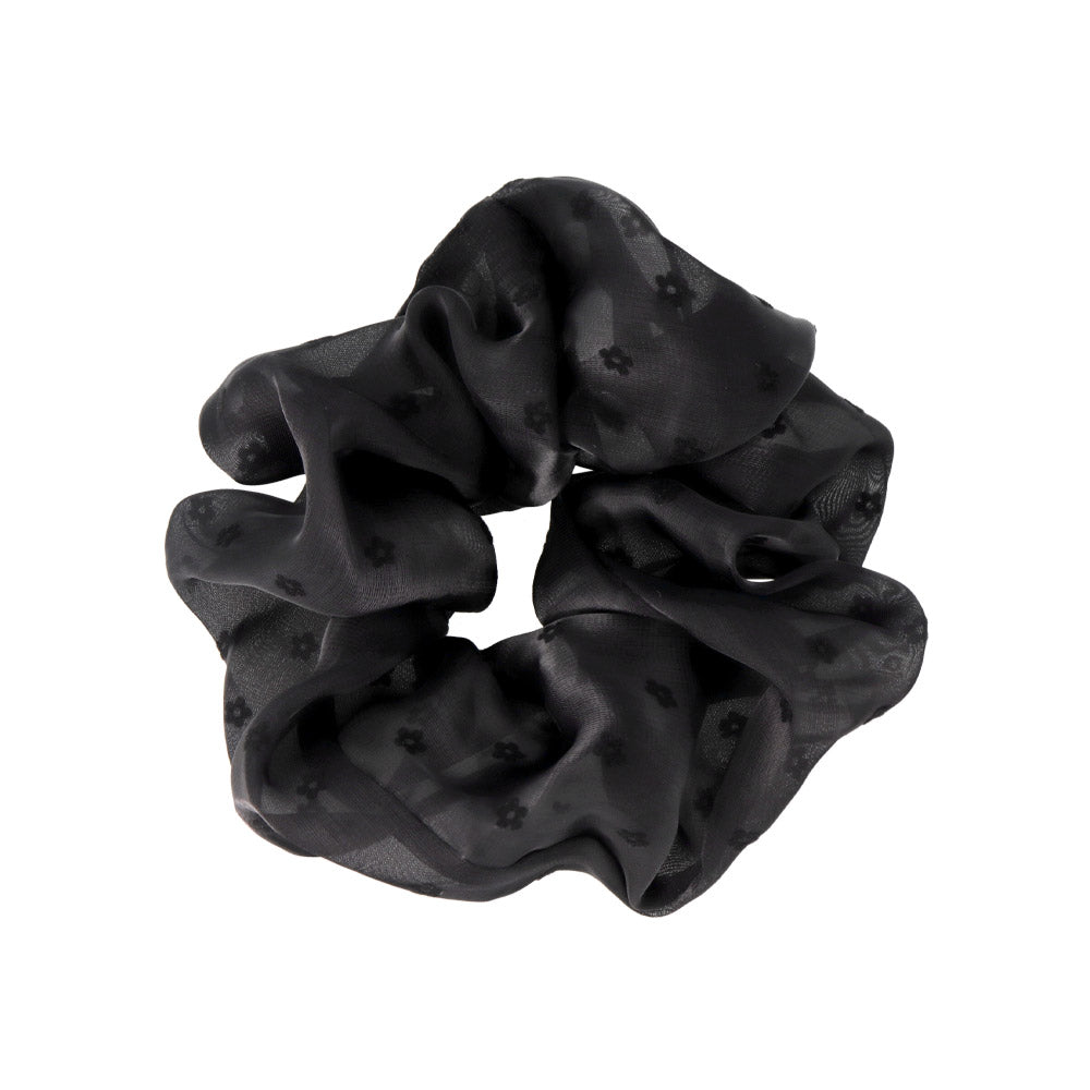 Flower Dot Hair Scrunchie