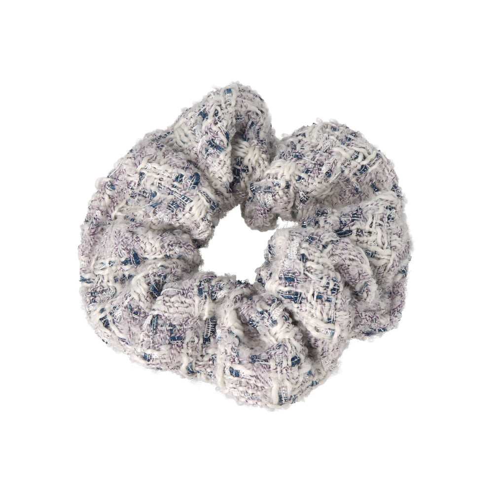 Tweed Hair Scrunchie