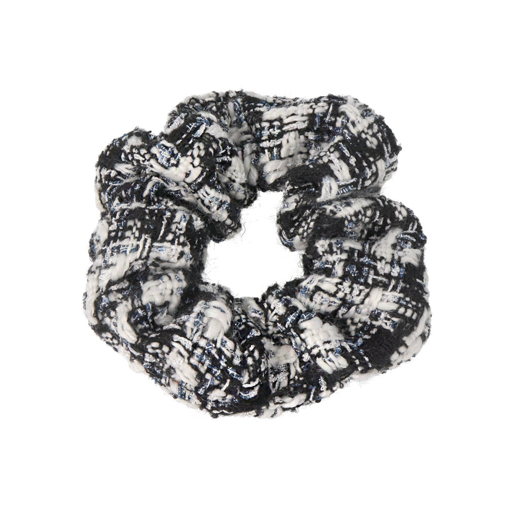 Tweed Hair Scrunchie