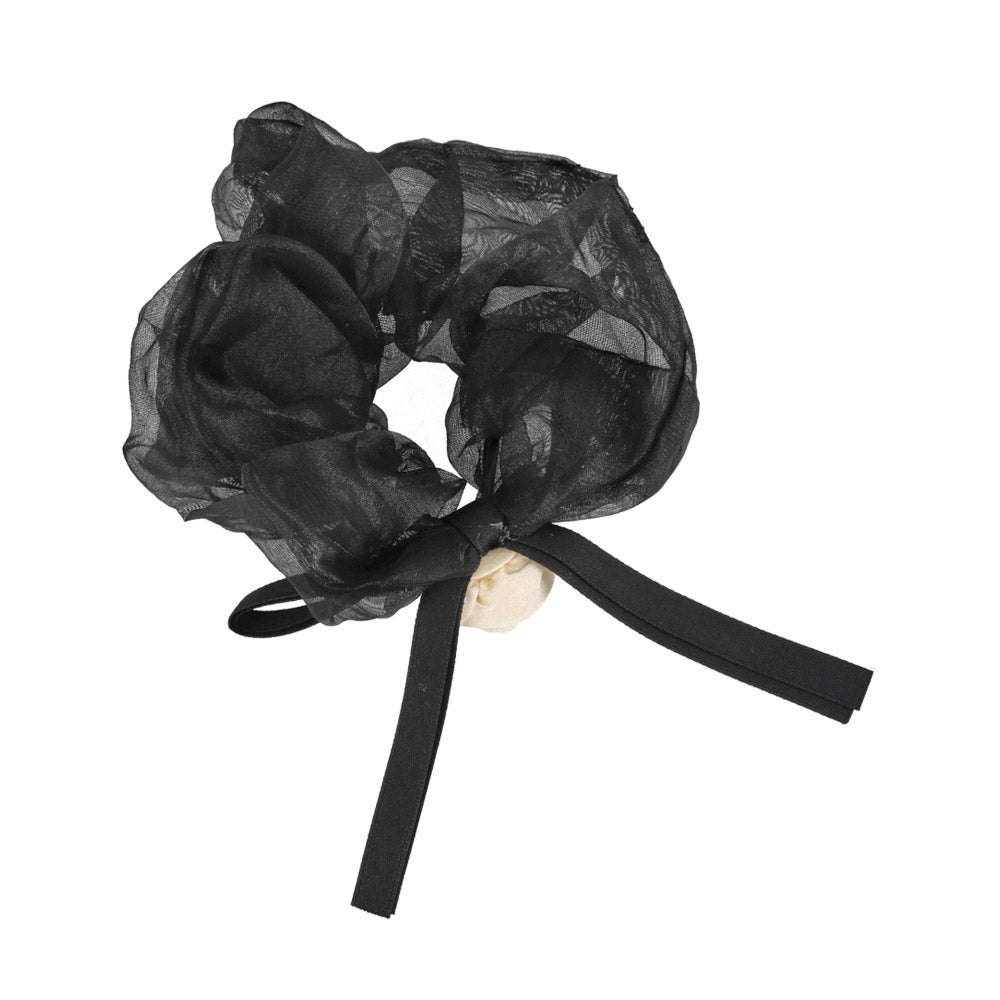 Dimensional Rose Hair Scrunchie