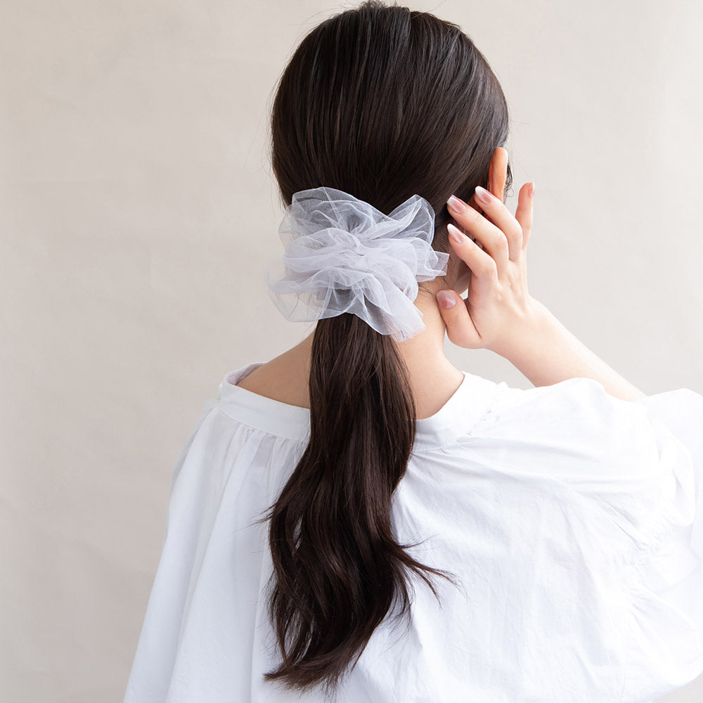 Large Tulle Hair Scrunchie