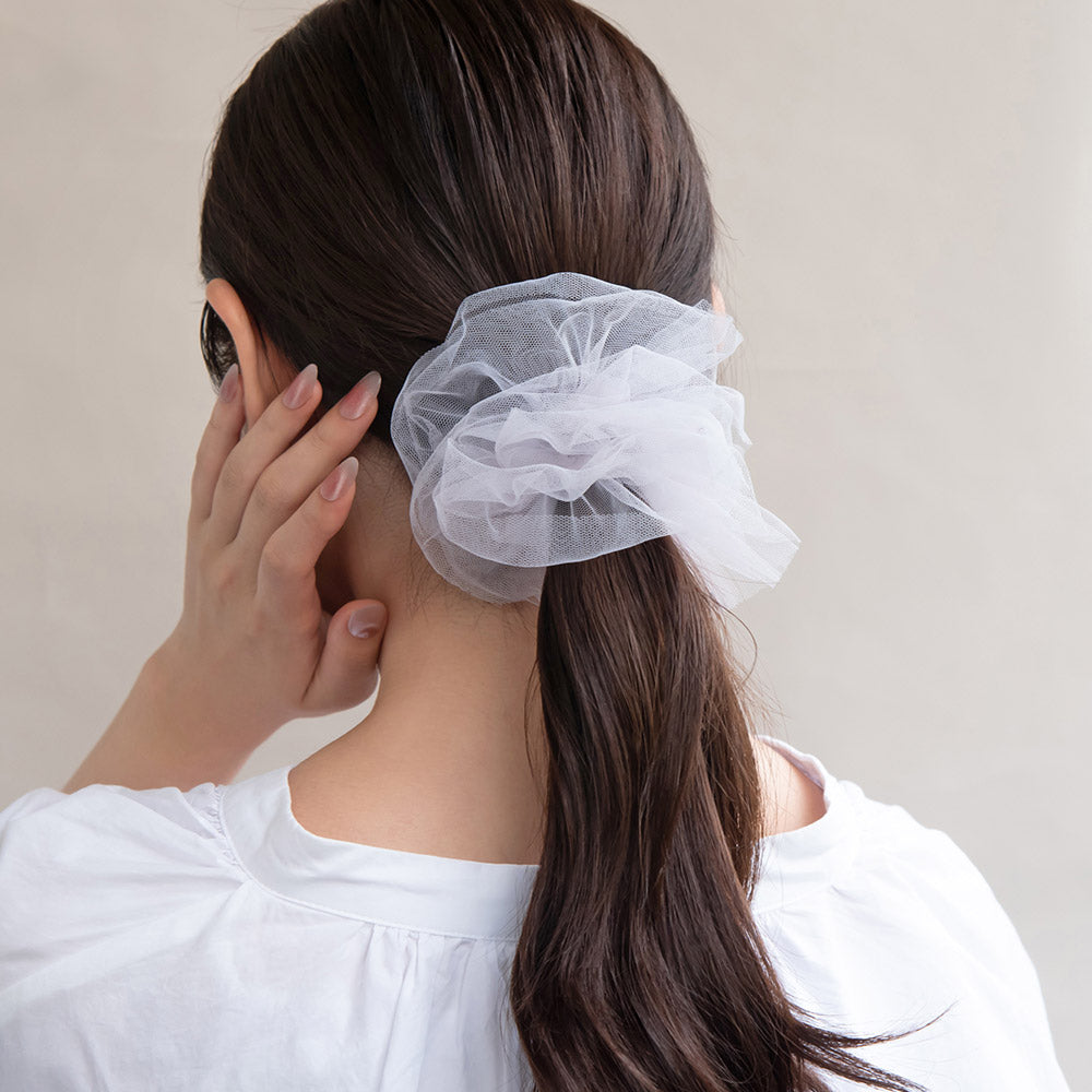 Large Tulle Hair Scrunchie