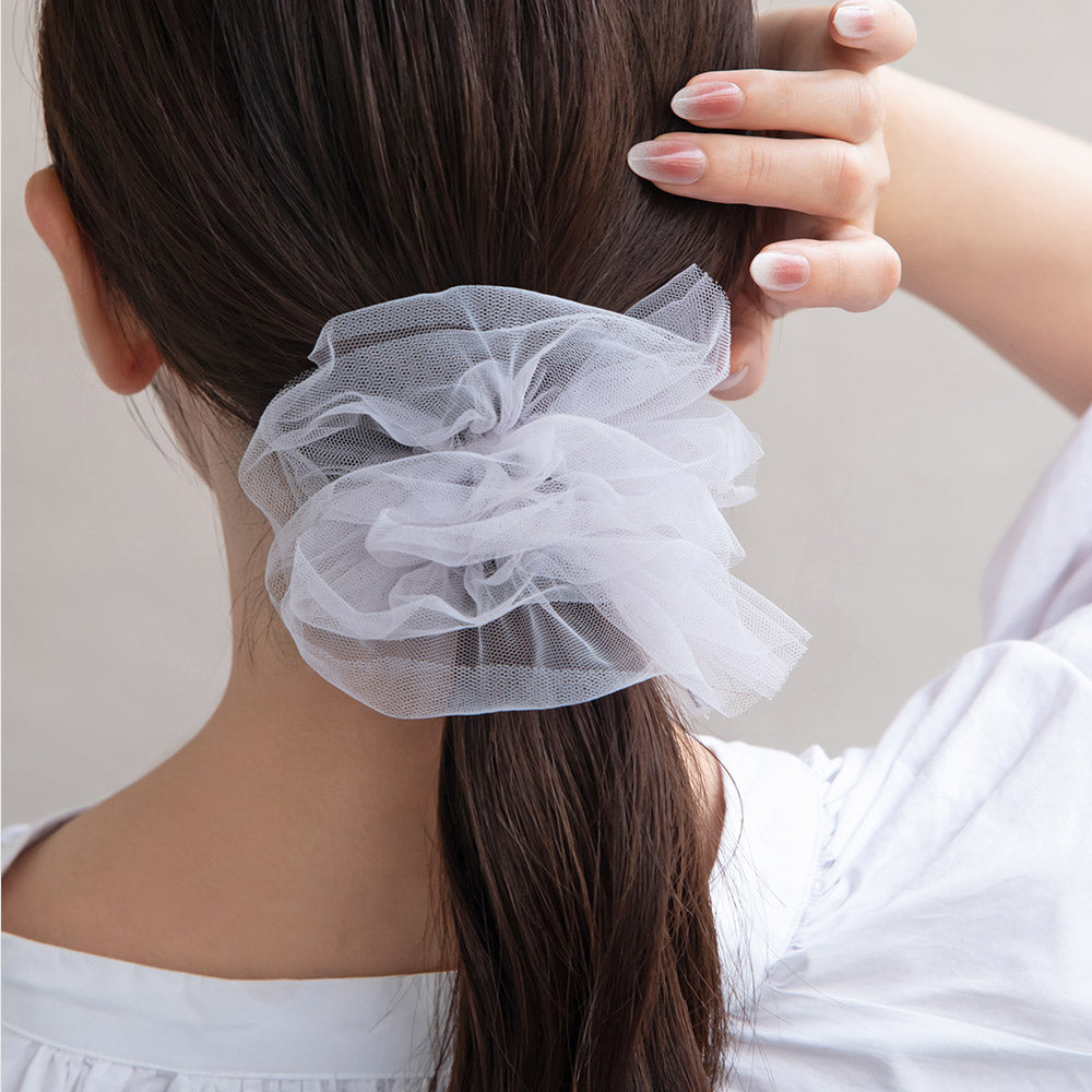 Large Tulle Hair Scrunchie