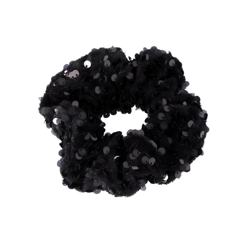 Sequin Velvet Hair Scrunchie