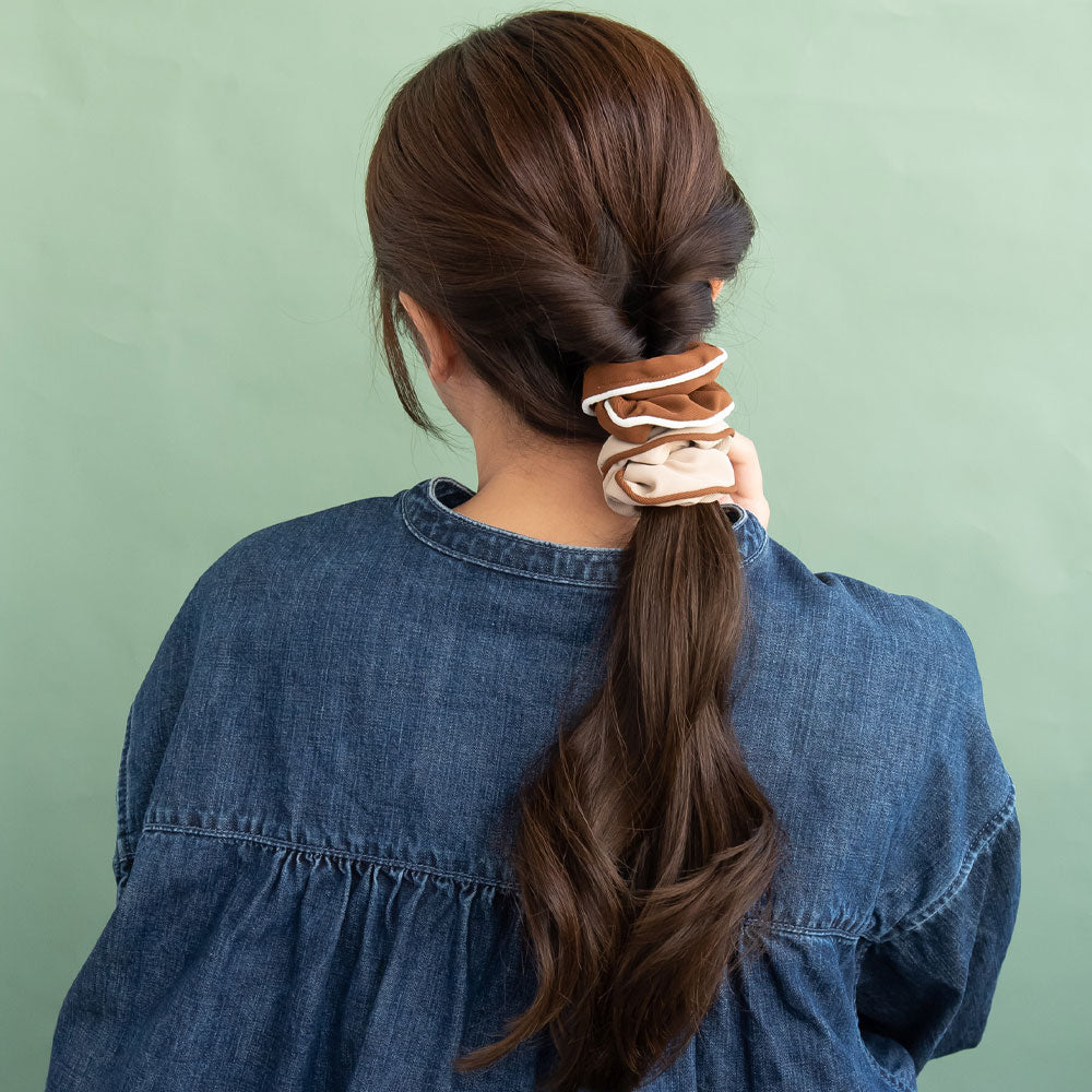 Trimmed Hair Scrunchie Set