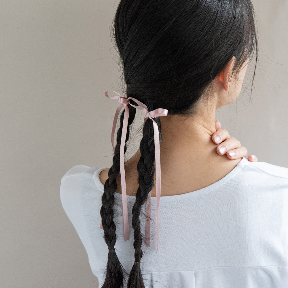 Long Tail Bow Pinch Clip Set