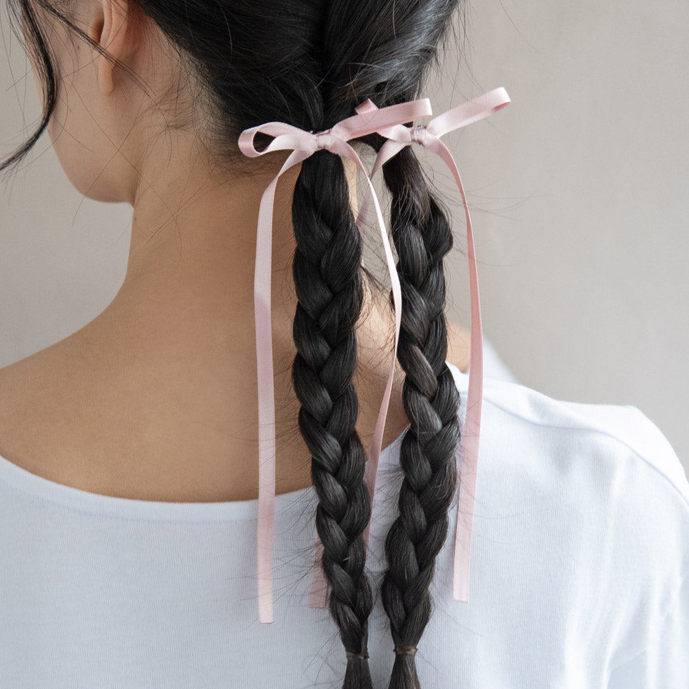 Long Tail Bow Pinch Clip Set