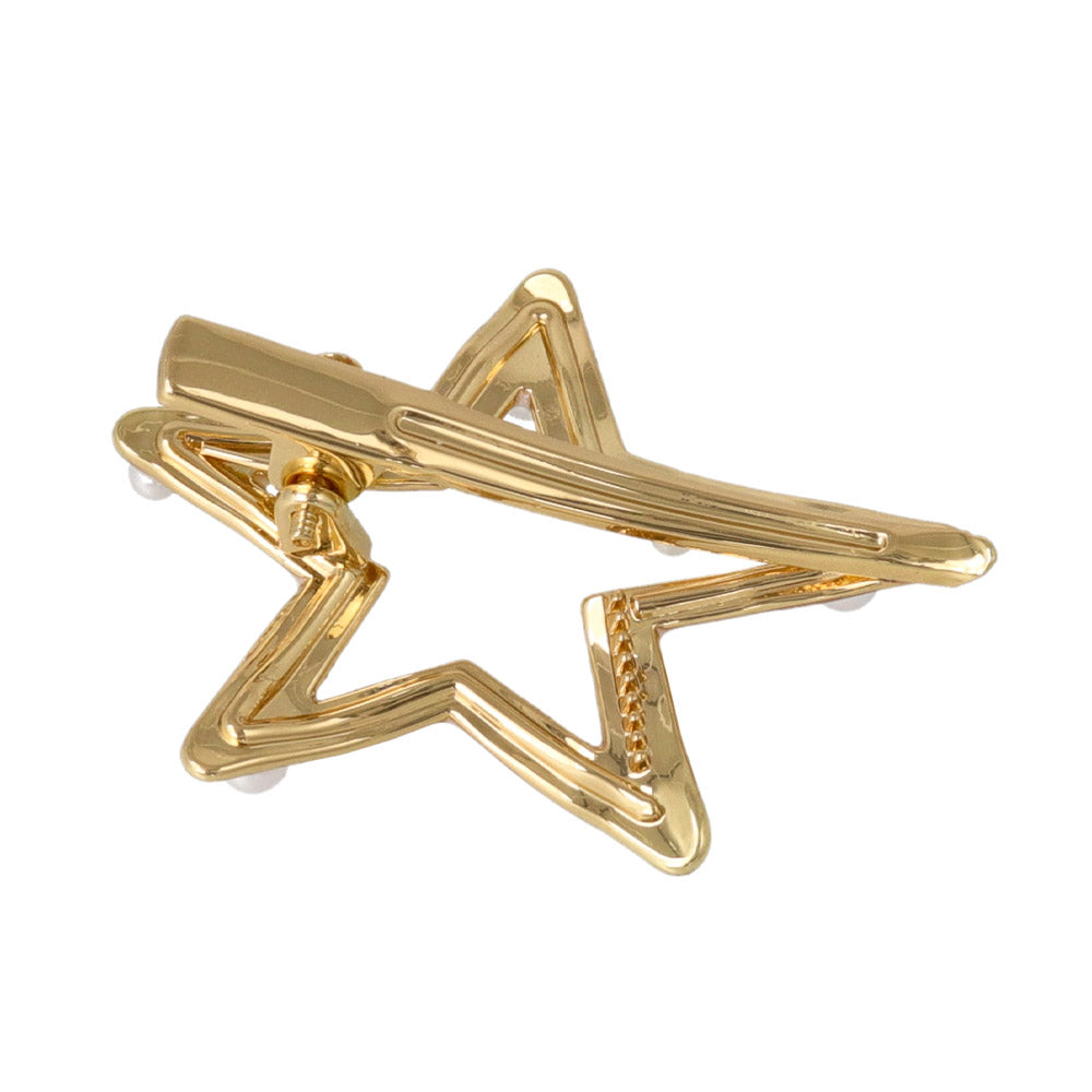 Encrusted Star Shaped Pinch Clip