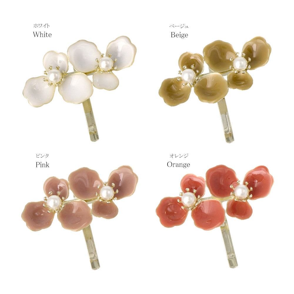 Three Petal Flower Pony Hook