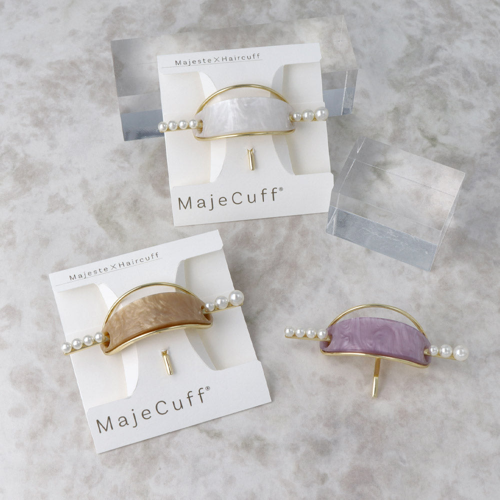 Pearly Stick Maje Cuff Pony Hook - osewaya