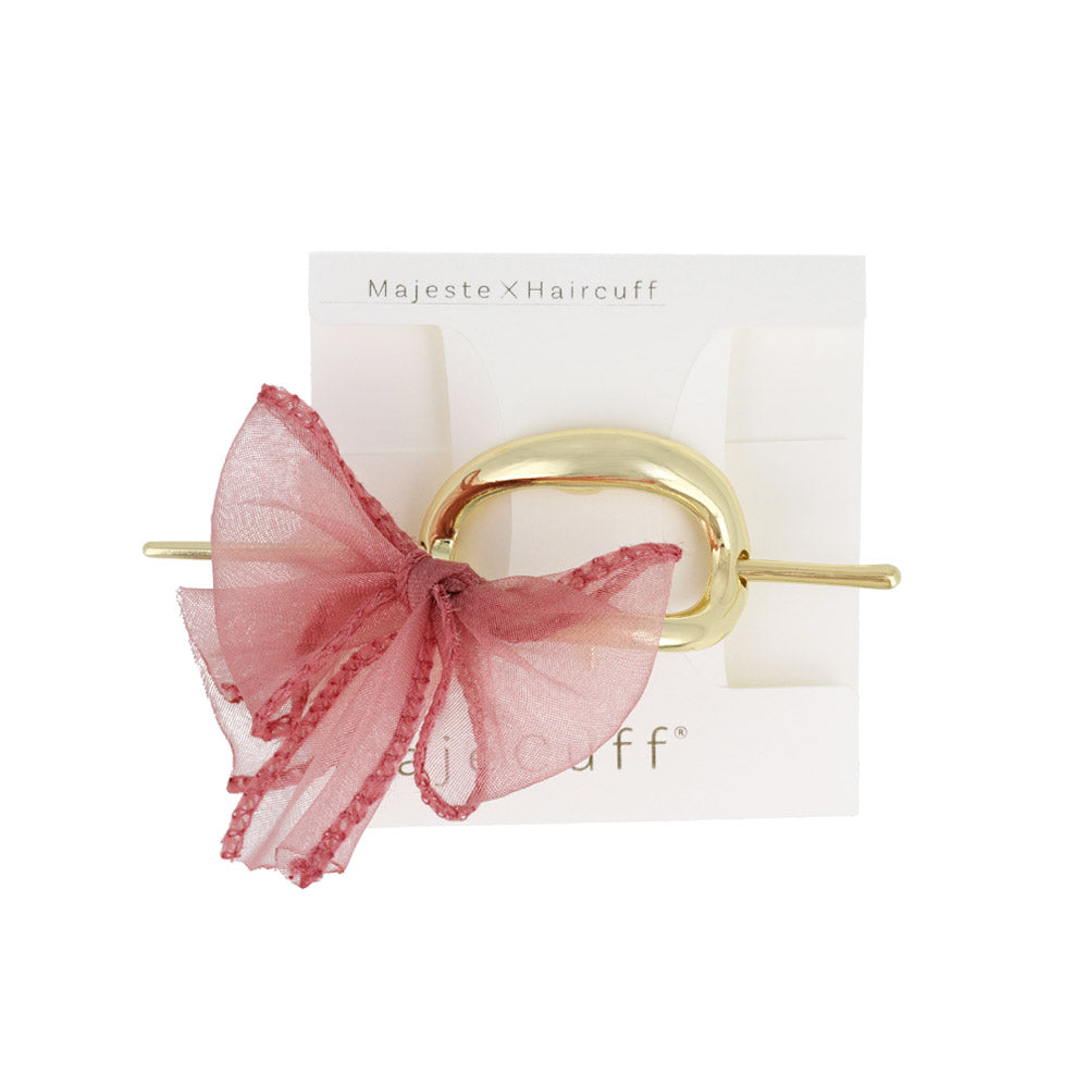 Ribbon Bow Maje Cuff Pony Hook