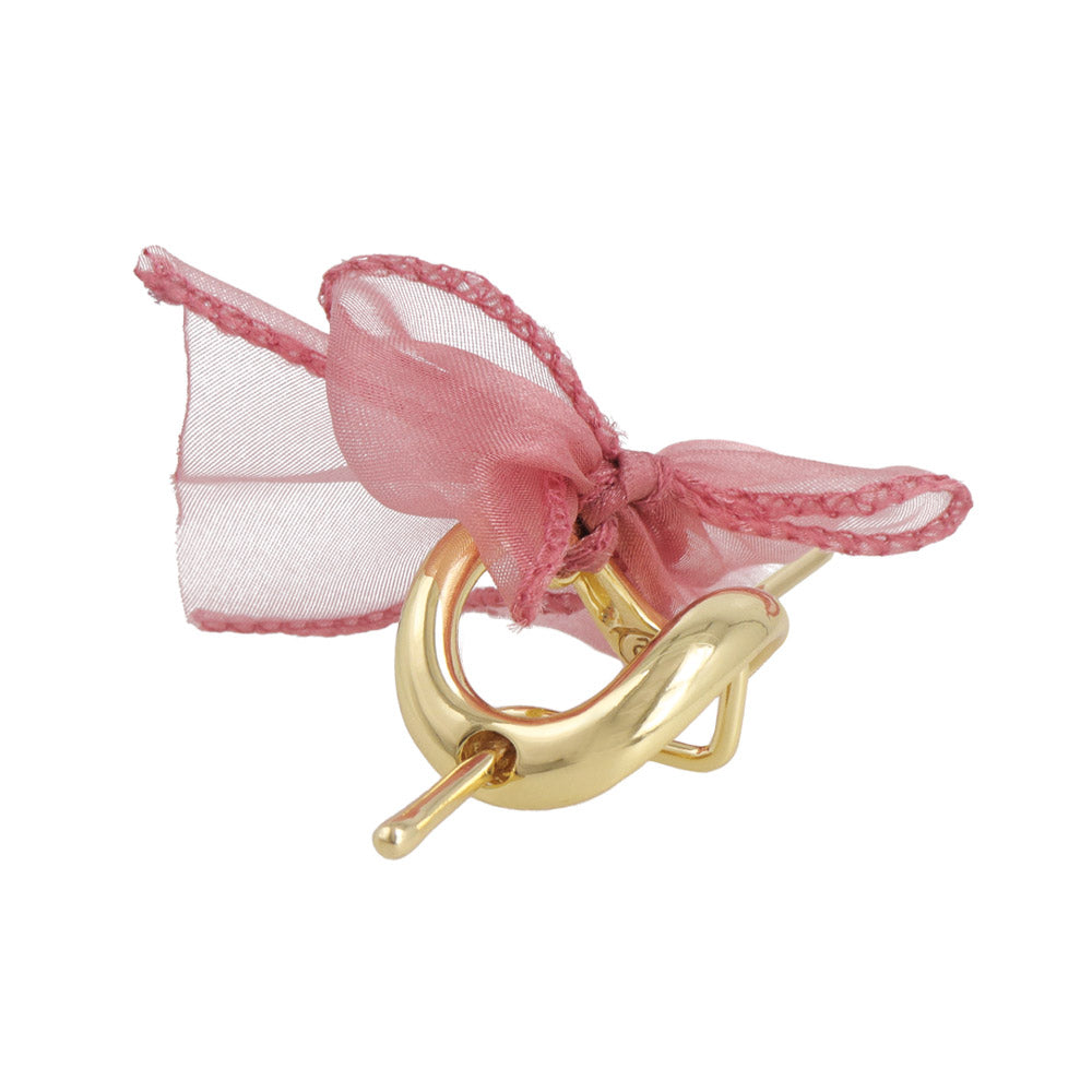 Ribbon Bow Maje Cuff Pony Hook