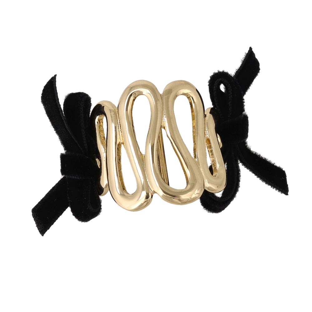 Wave Side Bow Pony Hook
