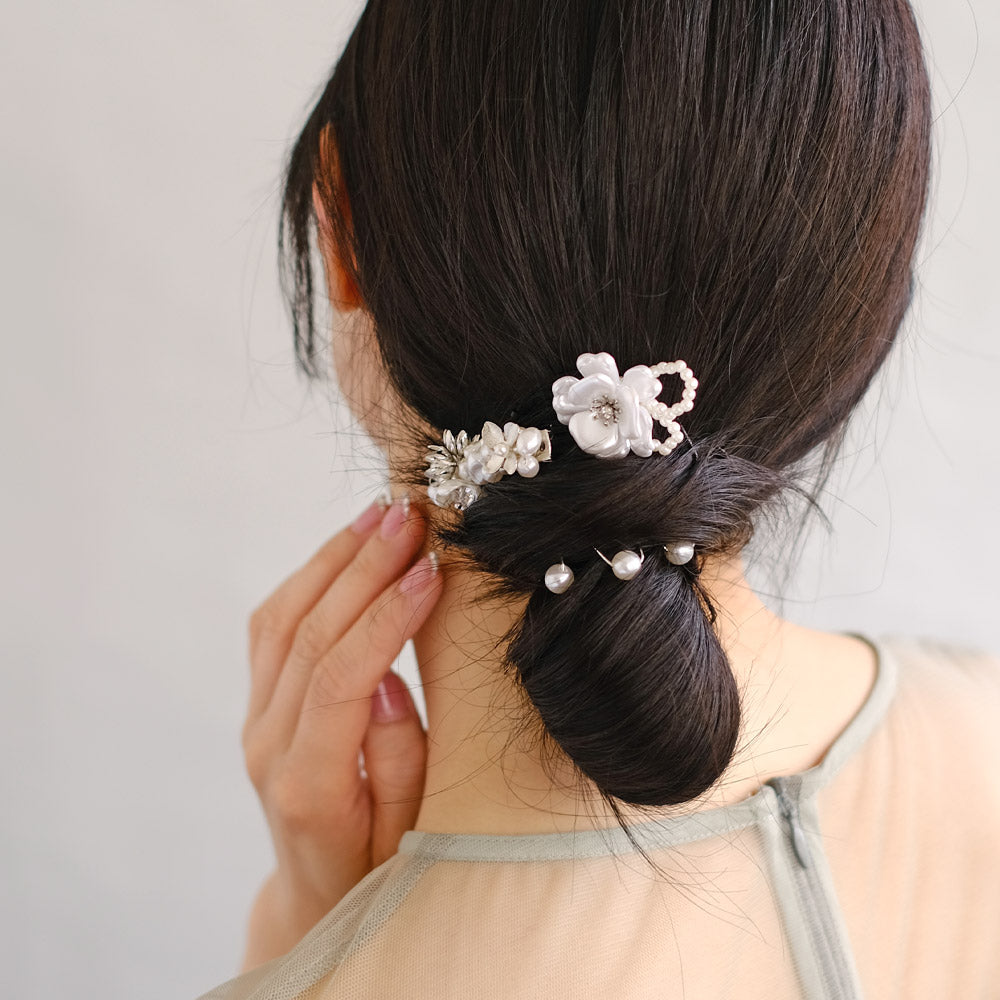 Decorative Hairpin and Barrette Set