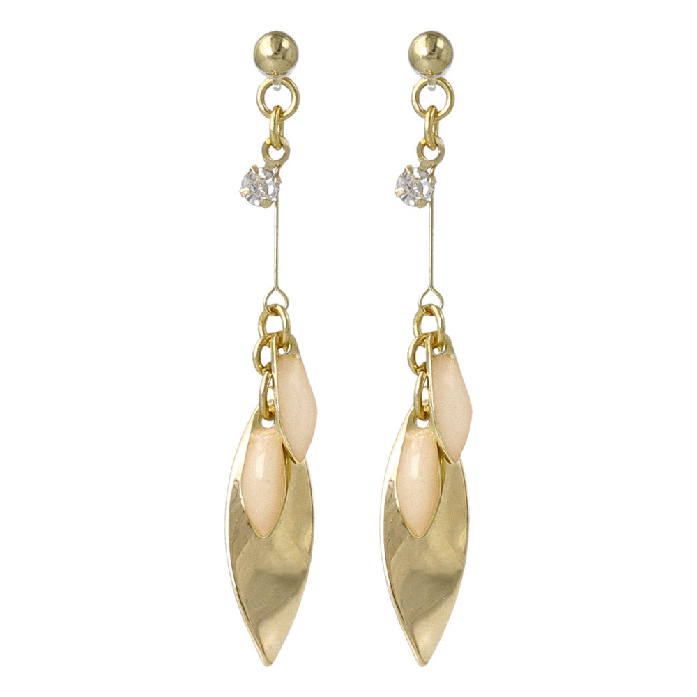 Multi Drop Plastic Post Earrings
