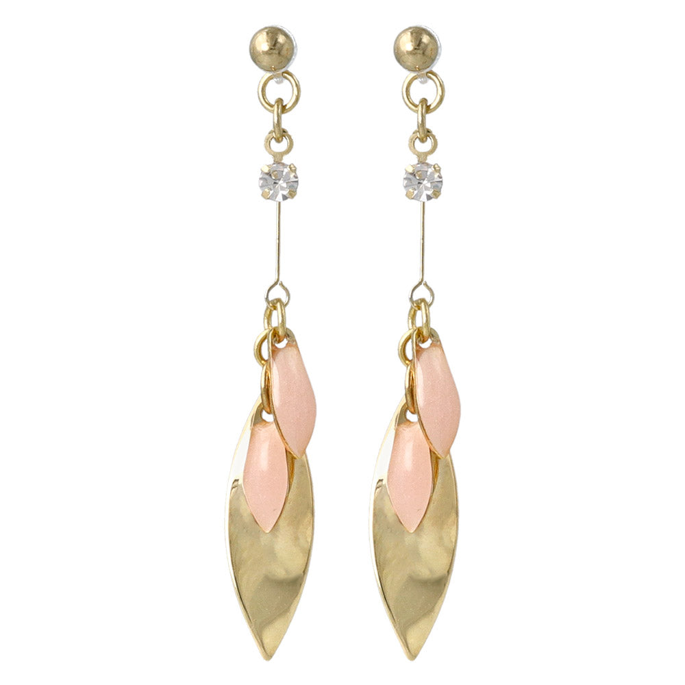 Multi Drop Plastic Post Earrings