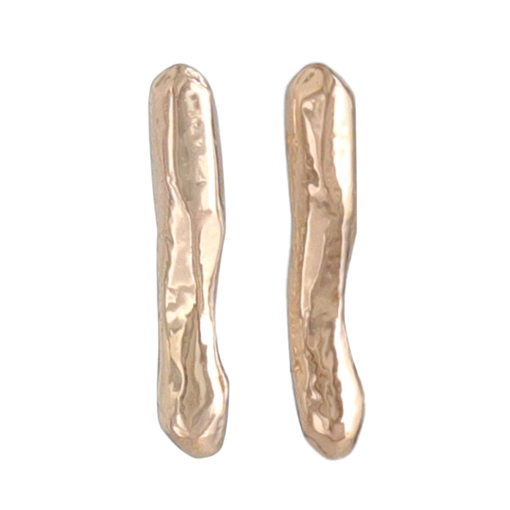 Pink Gold Tone Stick Studs