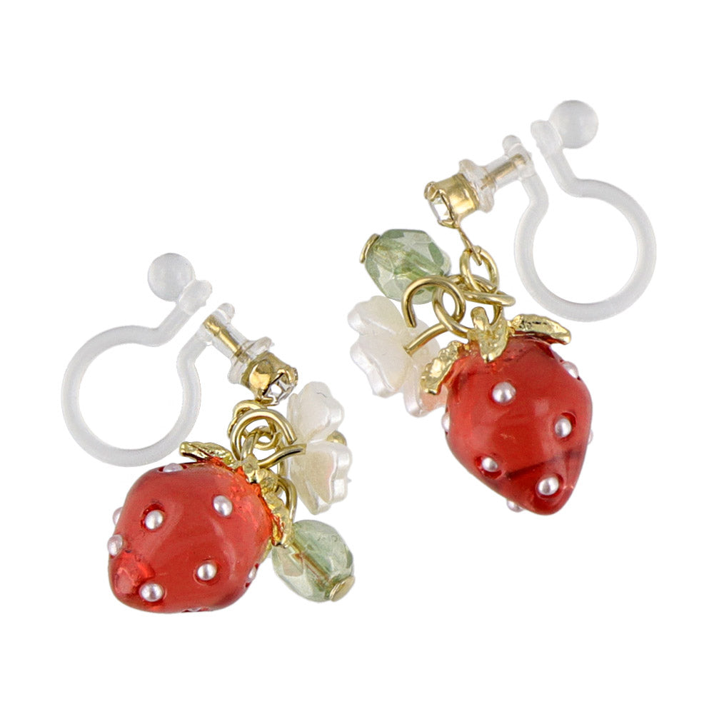 Strawberry Invisible Clip Ons