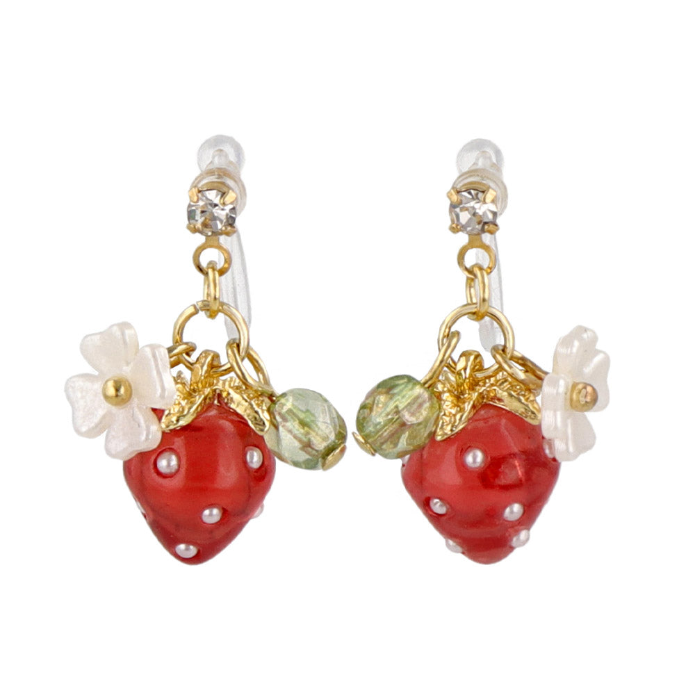 Strawberry Invisible Clip Ons