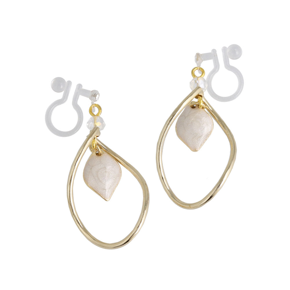 Twisted Drop Invisible Clip Ons