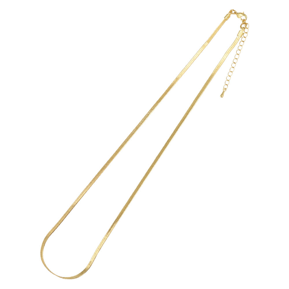 Flat Snake Chain Necklace