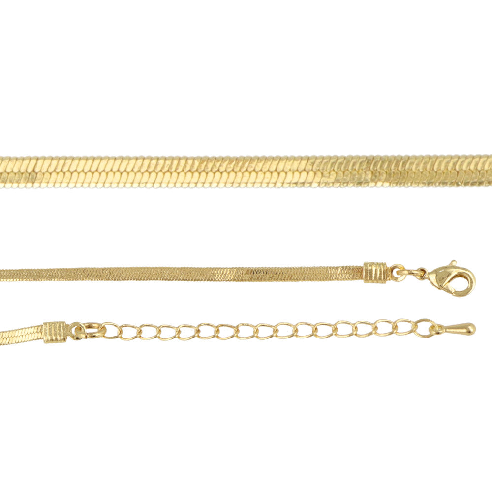 Flat Snake Chain Necklace