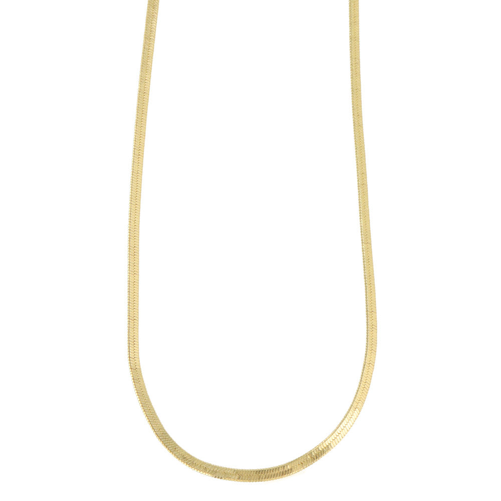 Flat Snake Chain Necklace