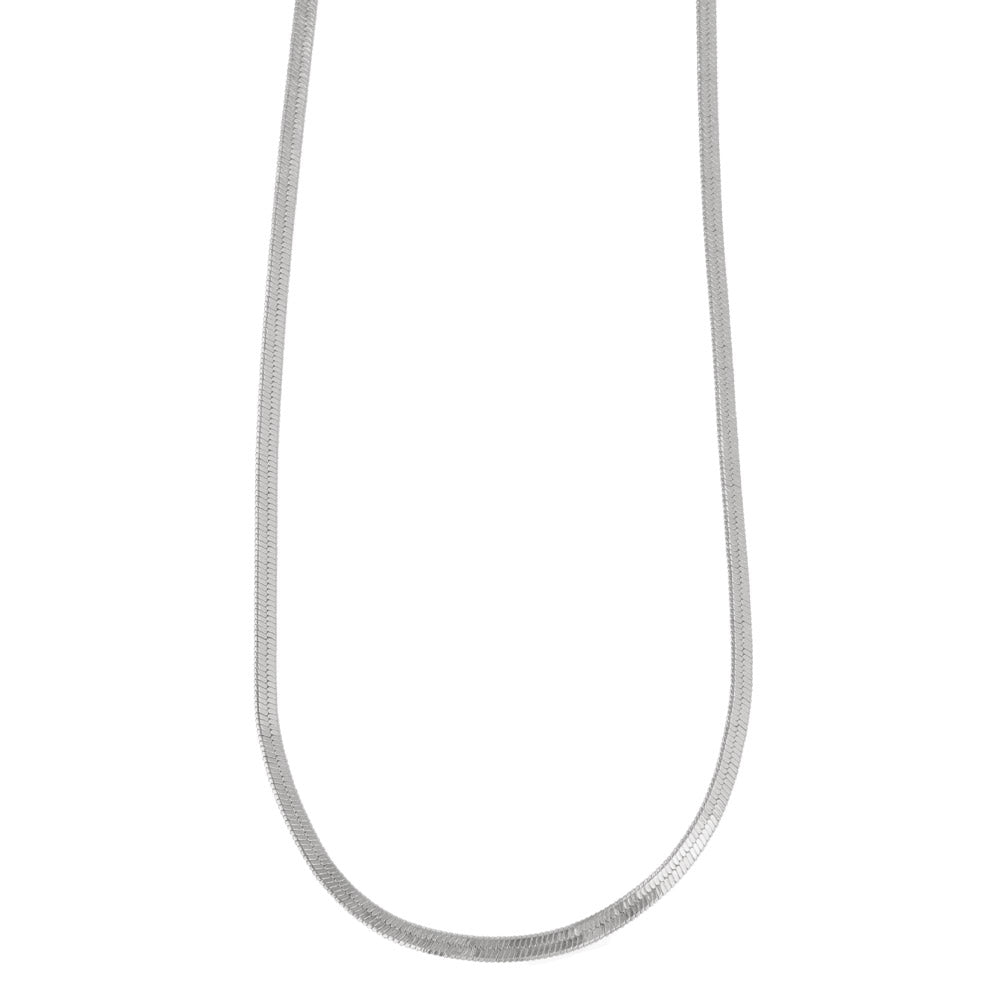 Flat Snake Chain Necklace