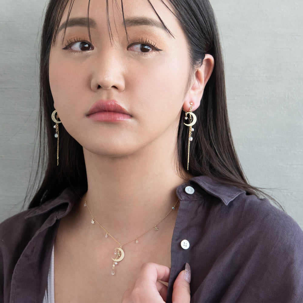 Moon Celestial Station Necklace