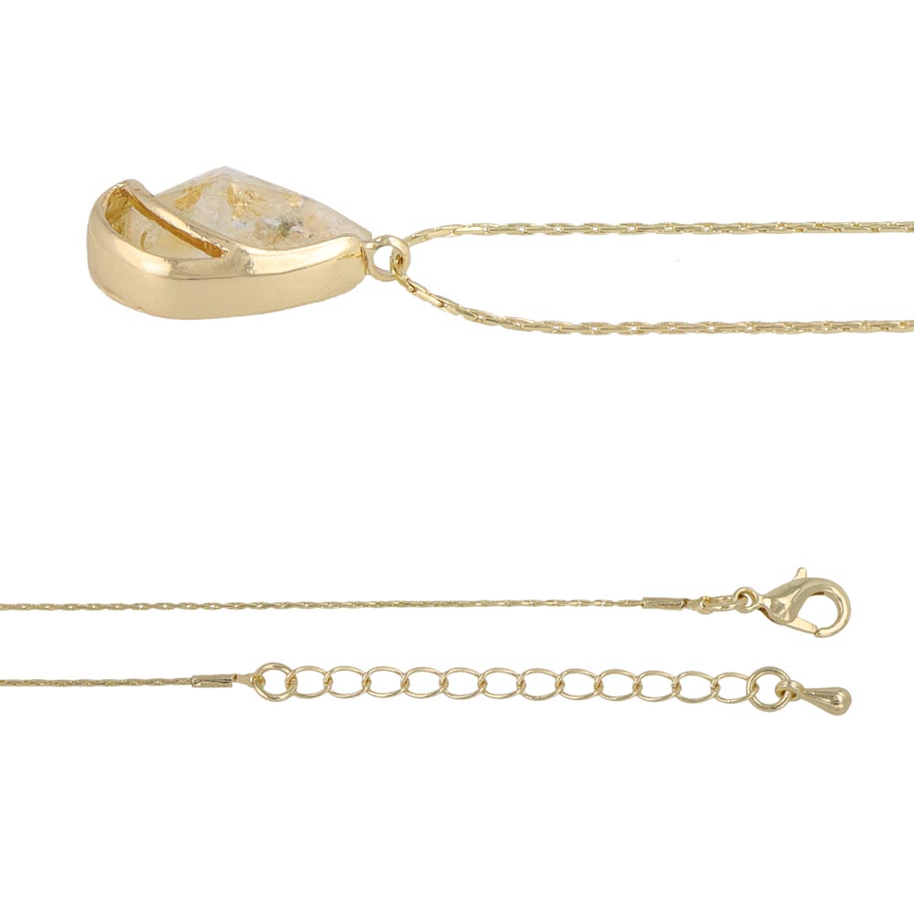 Dried Flower Charm Necklace