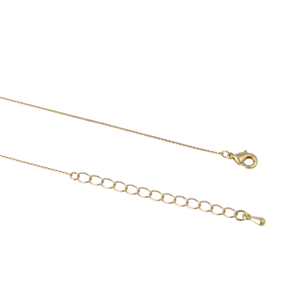 Cube Bead Long Asymmetrical Necklace