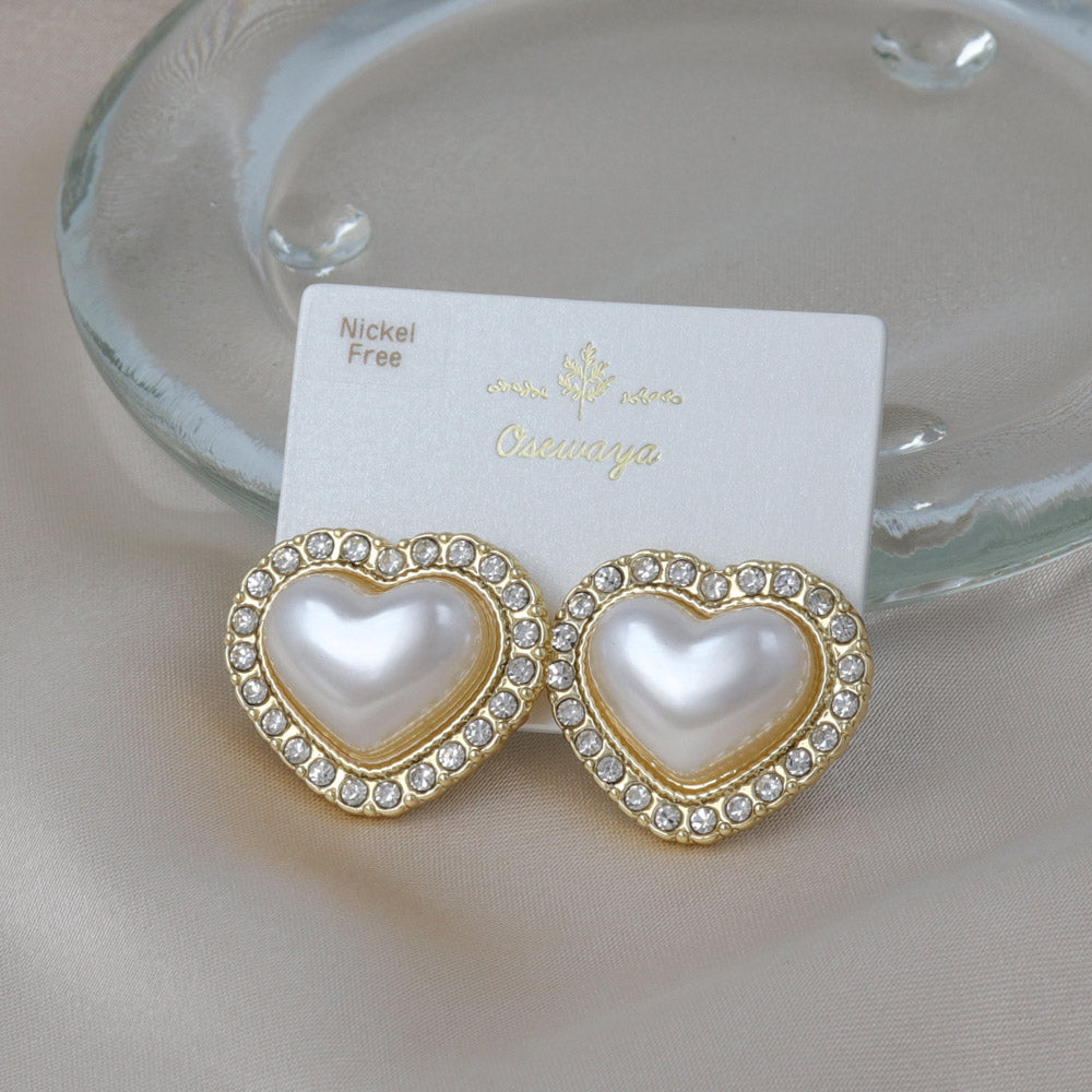 Gemline Heart Stud Earrings